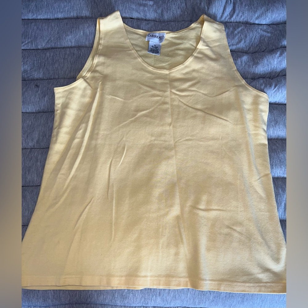 Ladies' Soft Yellow Tank Top